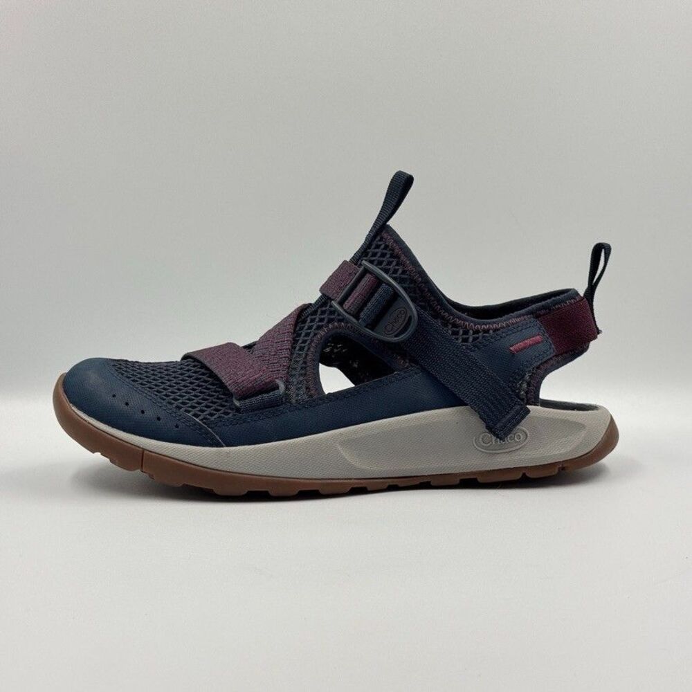 Chaco Womens 10 Navy Odyssey Closed Toe Sandal Mesh Adjustable Comfort Hiking